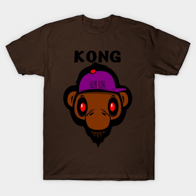 KONG_ALPHAKING T-Shirt by ALPHAKING